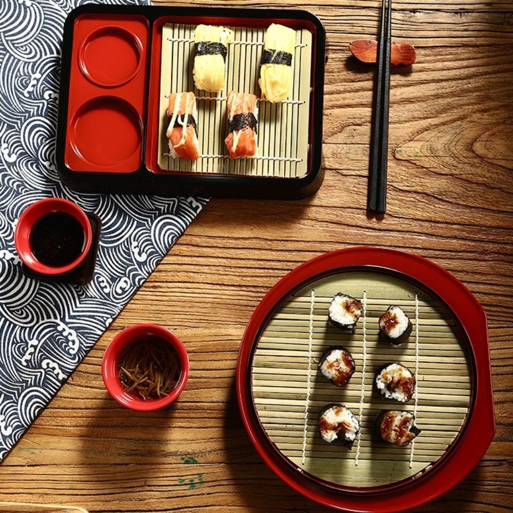 Sushi Mat Bamboo - Japanese Style Cold Noodle Dish Multipurpose