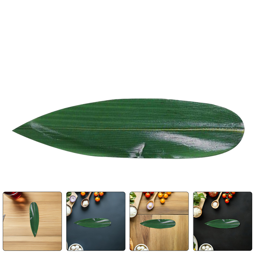 Sushi Mat Bamboo - 100Pcs Bamboo Leaf Sushi Mats Decorative