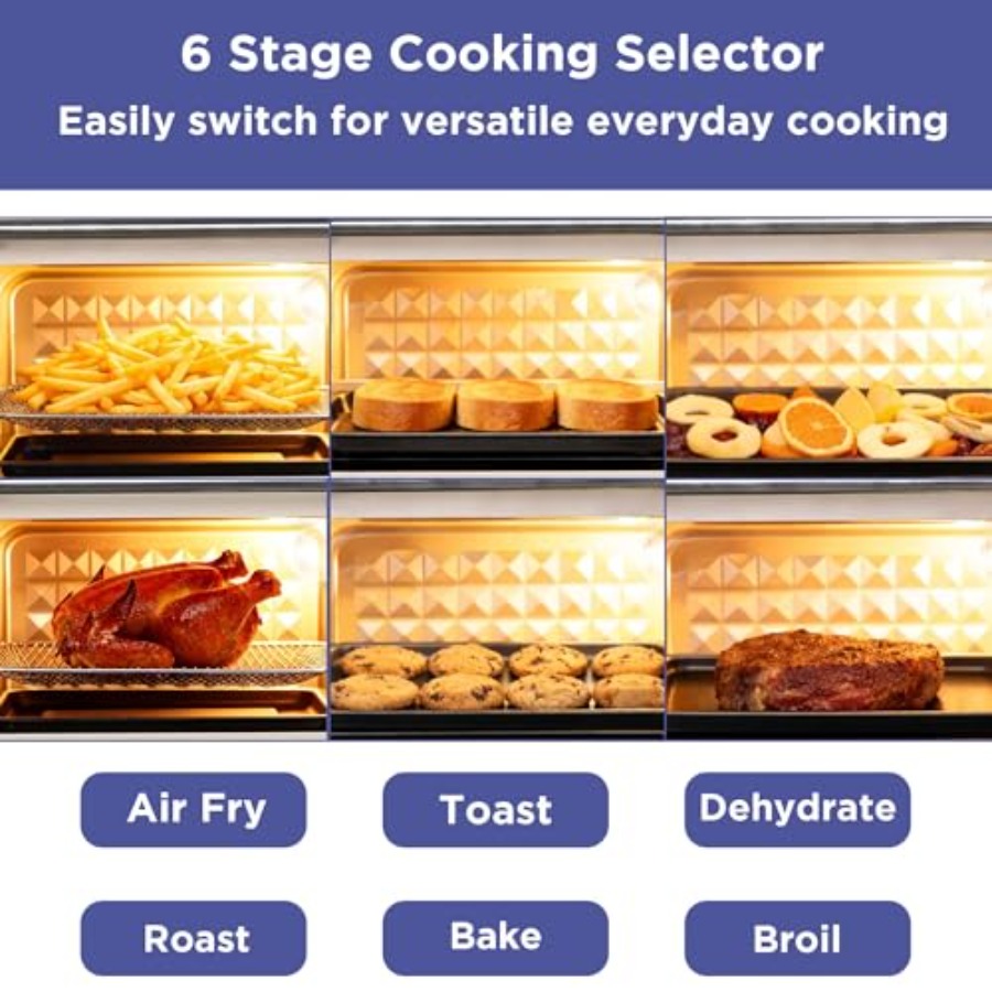 Home kitchen air fryer oven 16 - Home Cooking Is Healthier avaliação e preço