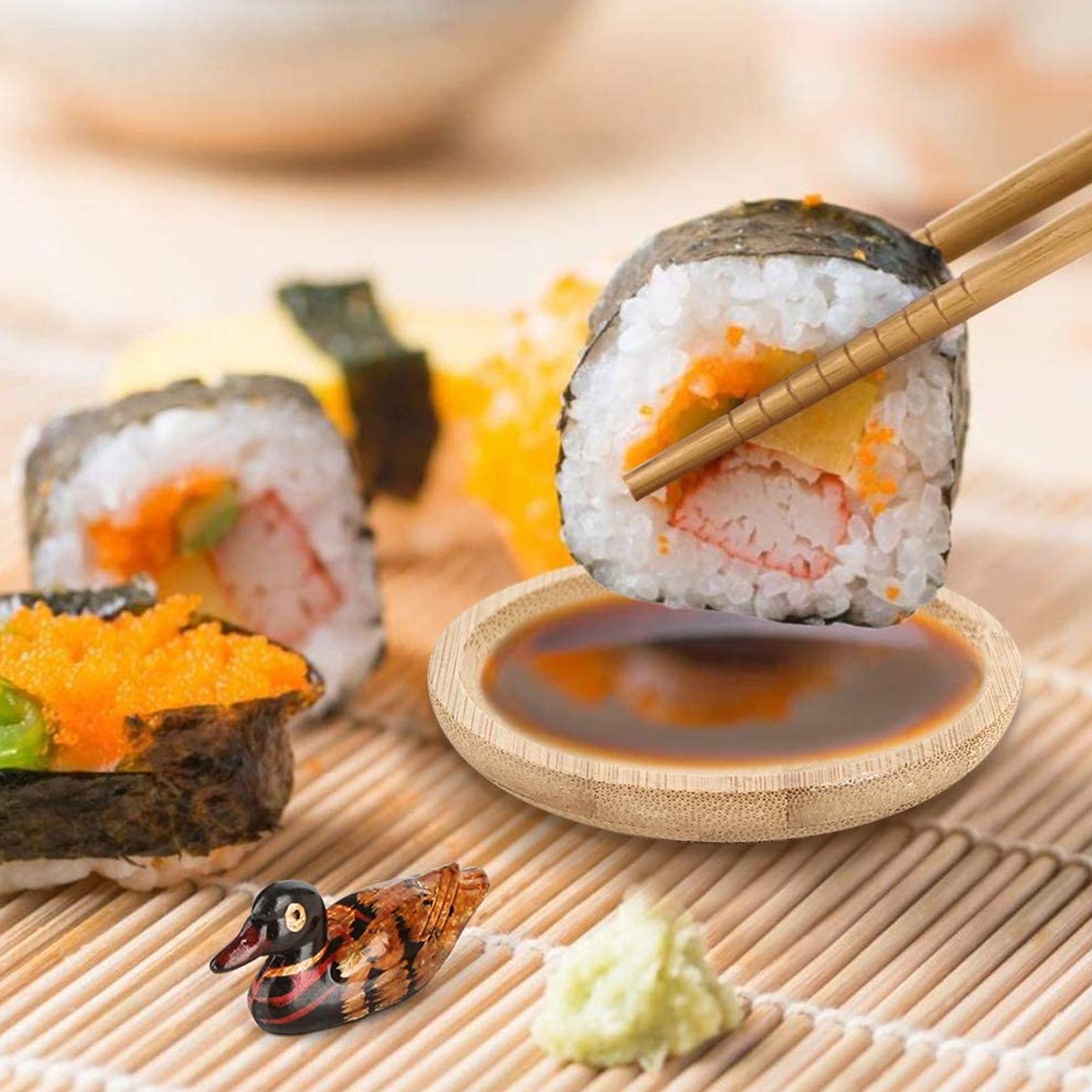 Sushi Making Set With Various  - Sushi Mat Bamboo avaliação e preço