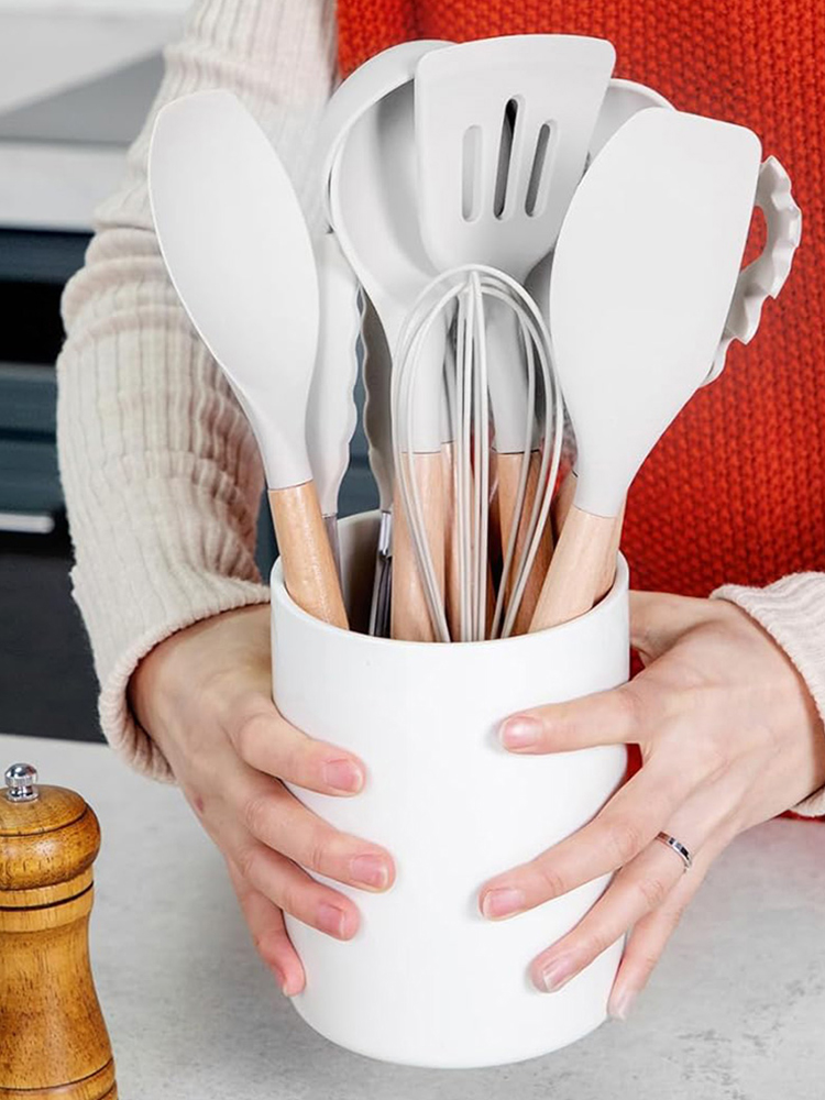 12Pcs Kitchen Utensil Set Heat - Home Cooking Services avaliação e preço