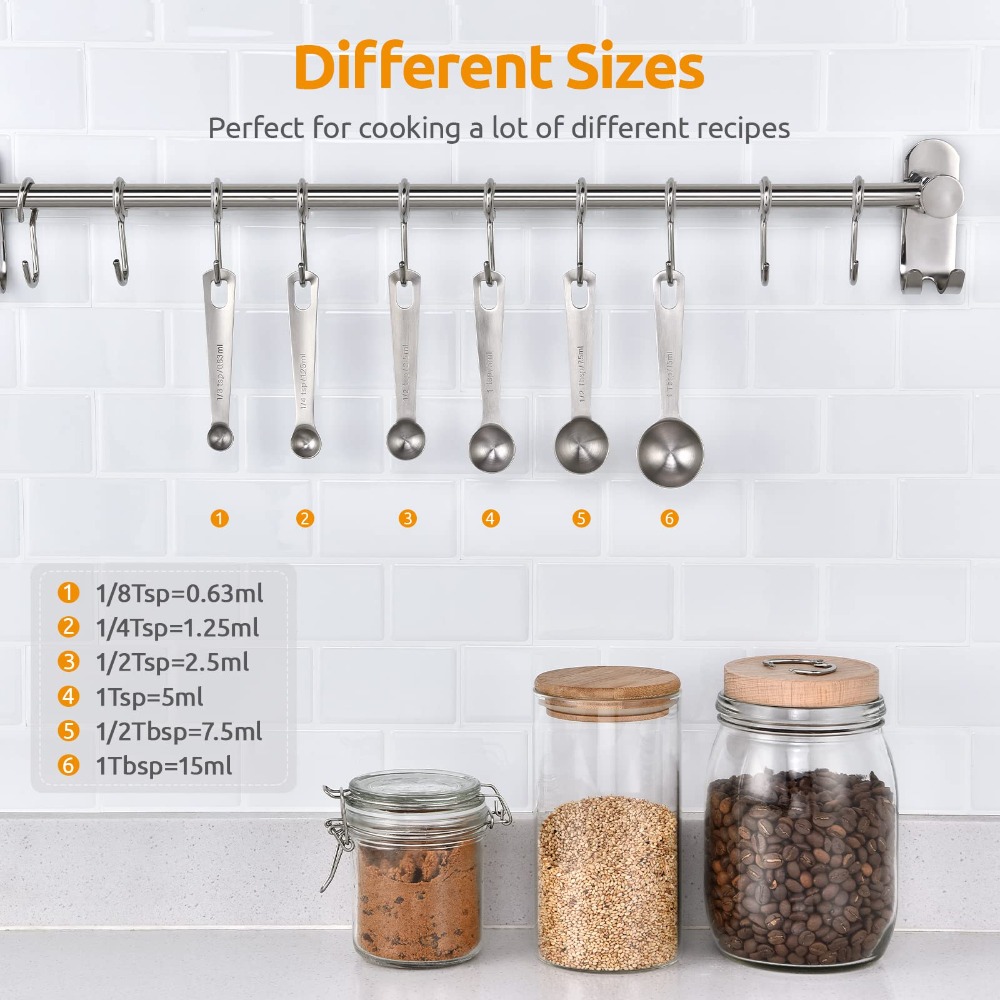 6pcs/set Food-grade Stainless  - Home Cooking Cookbook avaliação e preço