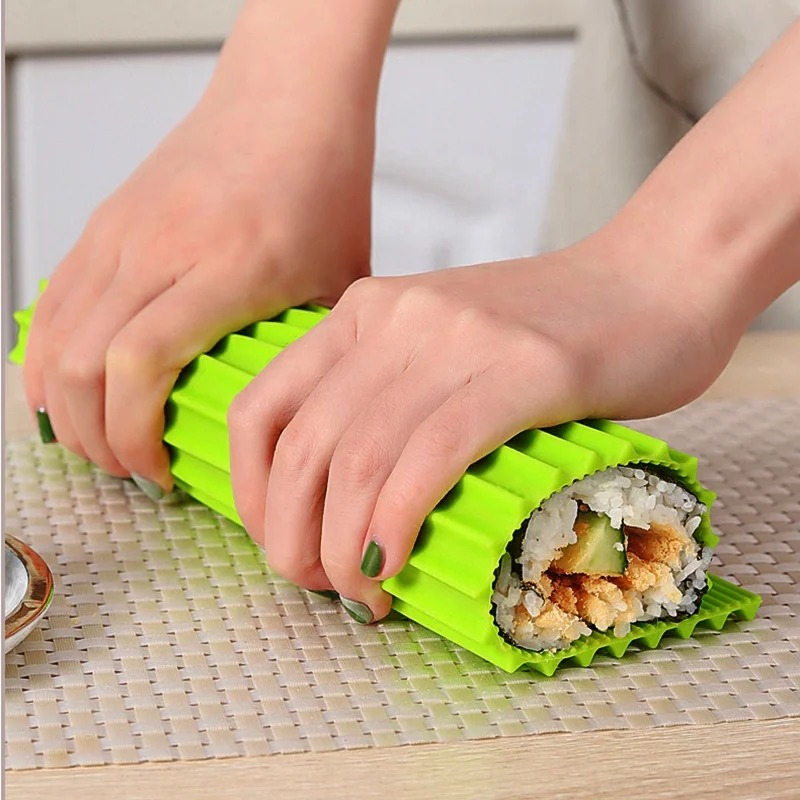Silicone Hand Roll Sushi Rolli - Sushi Mat Bamboo avaliação e preço