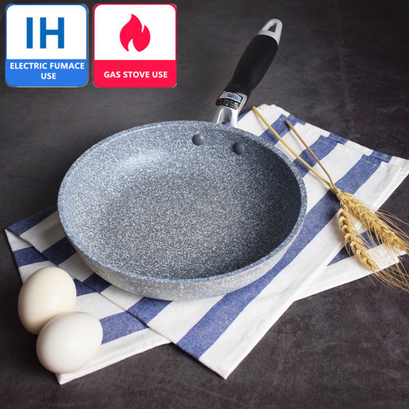 Non-Stick Pan Durable Stone Fr - Home Cooking Cookbook avaliação e preço