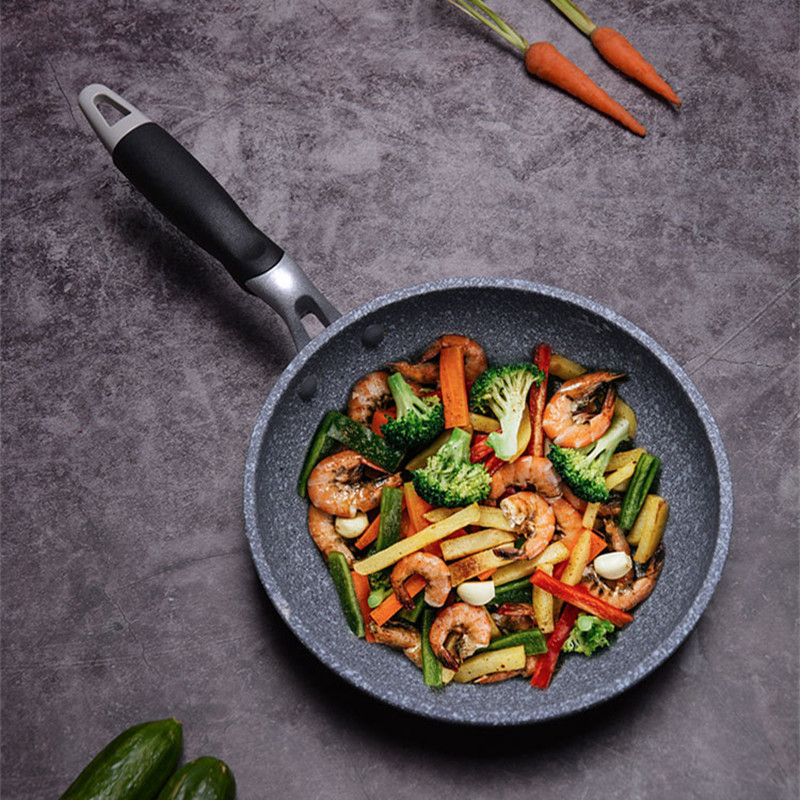 Non-Stick Pan Durable Stone Fr - Home Cooking Cookbook avaliação e preço