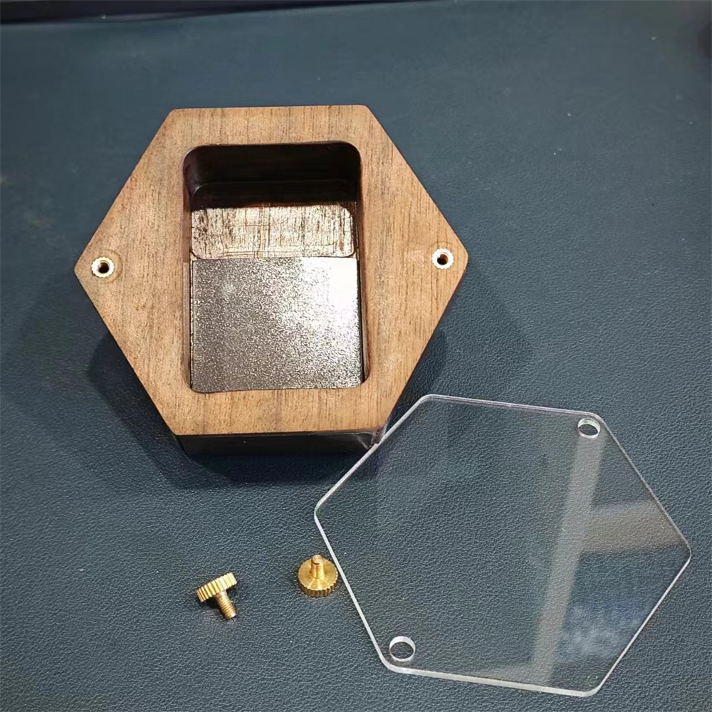 Personality Wooden hexagon Lig - Smoker Box Wood Chip avaliação e preço