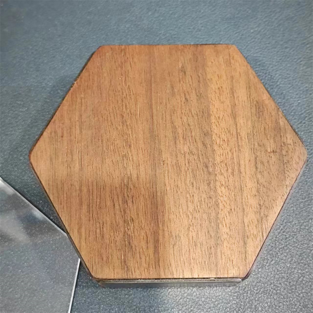 Personality Wooden hexagon Lig - Smoker Box Wood Chip avaliação e preço