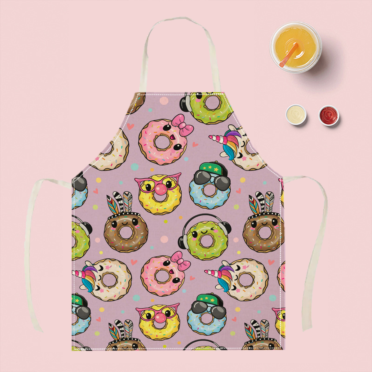 1pc Cute Cartoon Donut Apron F - Home Cooking Ideas avaliação e preço