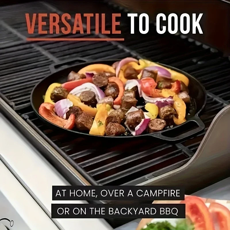 2026 New Cast Iron Frying Non- - Home Cooking Cookbook avaliação e preço