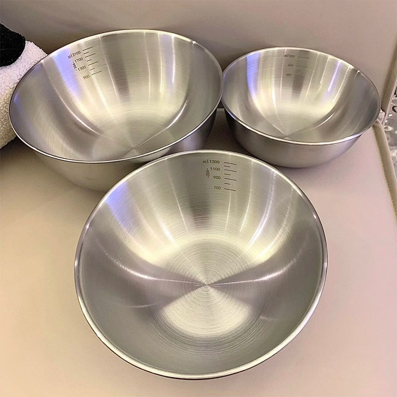 1PC Stainless Steel Bowl Set W - Home Cooking Cookbook avaliação e preço