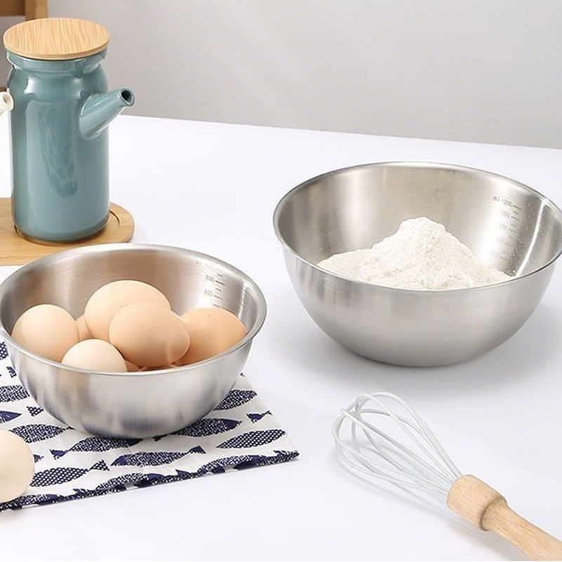 1PC Stainless Steel Bowl Set W - Home Cooking Cookbook avaliação e preço