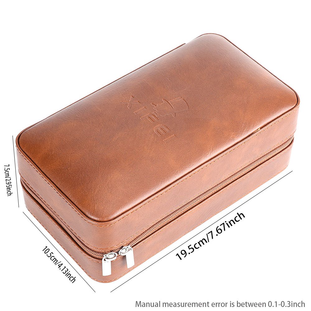 Xifei 6-Slot PU Cigar Case Tra - Smoker Box Wood Chip avaliação e preço