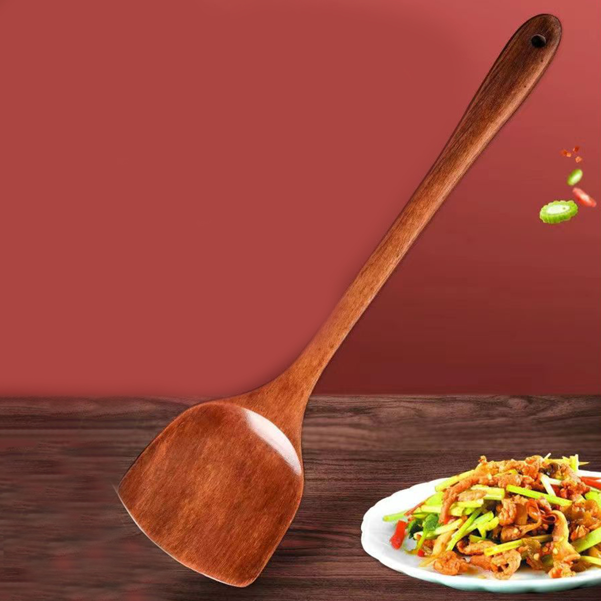 1pcs Home Spatula Wooden Spatu - Home Cooking Services avaliação e preço