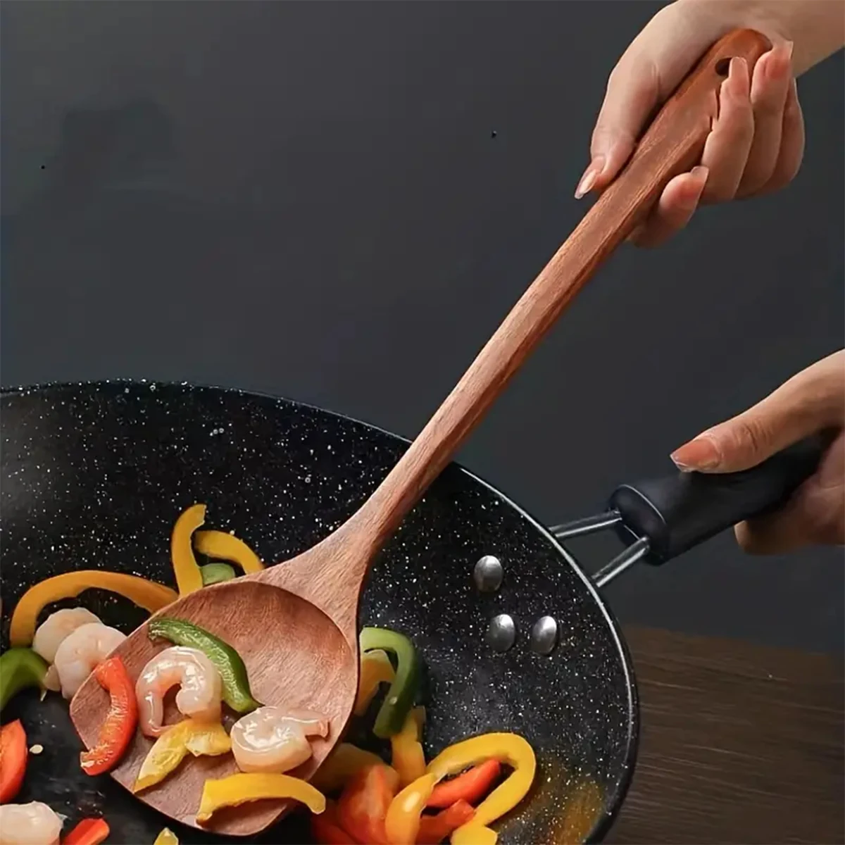 1pcs Home Spatula Wooden Spatu - Home Cooking Services avaliação e preço
