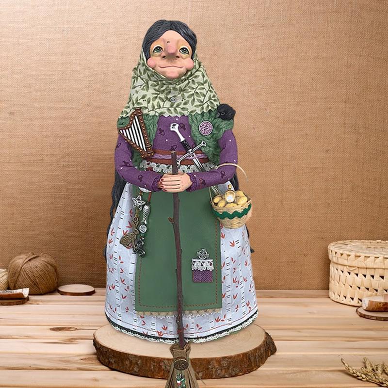Kitchen Witch 7-Inch Handmade  - Mom'S Home Cooking avaliação e preço