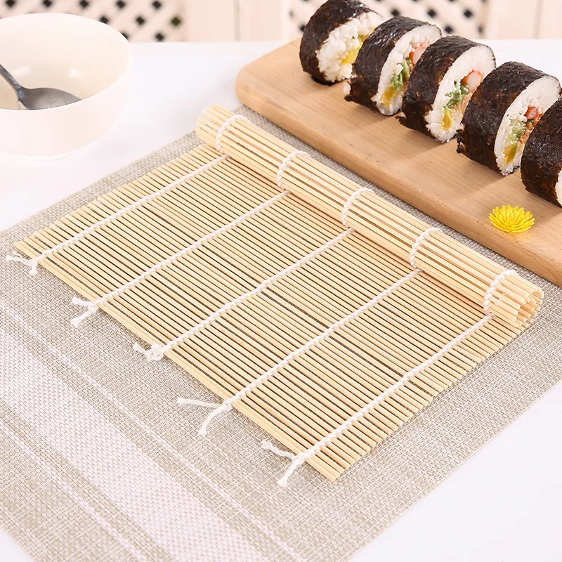 Bamboo Sushi Rolling Mat Non-s - Sushi Mat Bamboo avaliação e preço