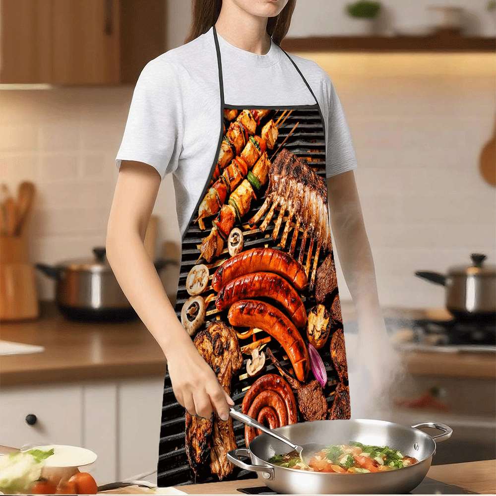 1 Piece of Fun Barbecue-Themed - Home Cooking Ideas avaliação e preço