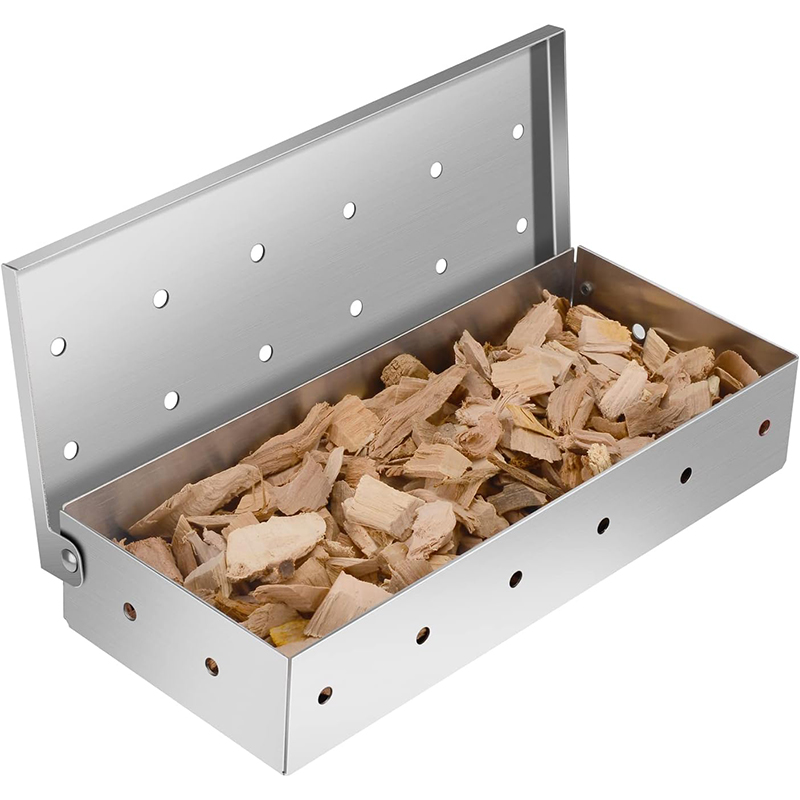 BBQ Smoker Box Stainless Steel - Smoker Box Wood Chip avaliação e preço