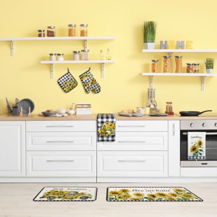 10 Pcs Kitchen Decor Oven Mitt - Mom'S Home Cooking avaliação e preço