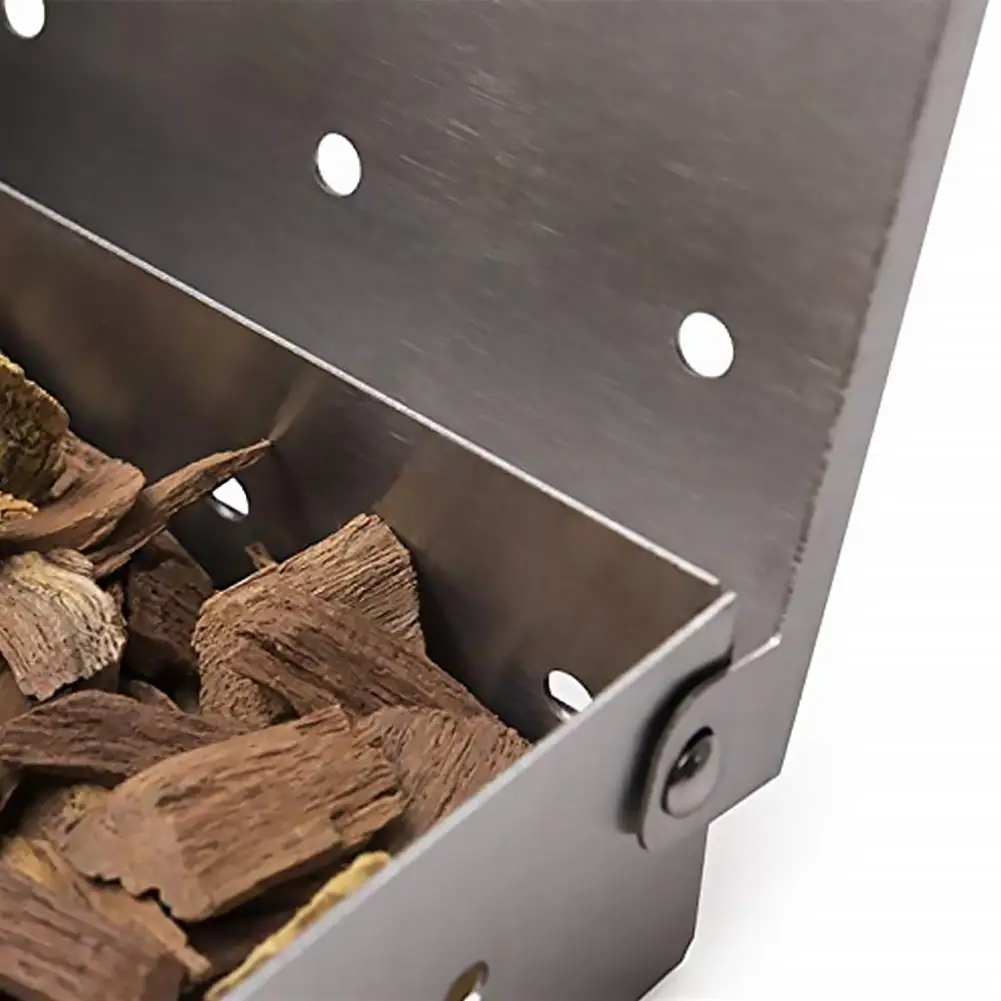 HQ Wood Chips BBQ Smoker Box f - Smoker Box Wood Chip avaliação e preço