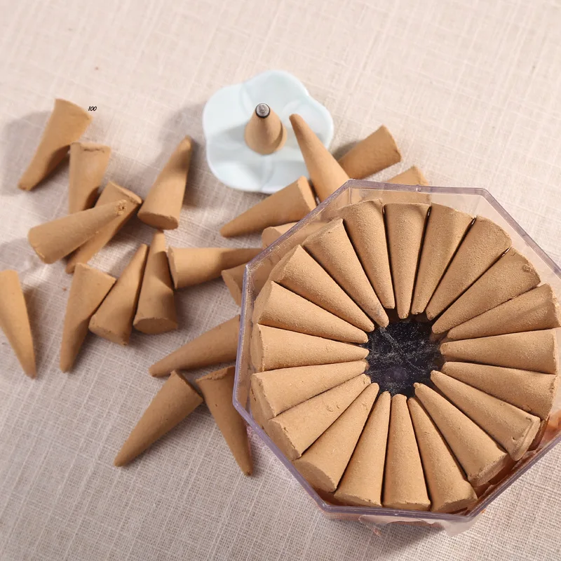 100Pcs Sandalwood Incense Cone - Smoker Box Wood Chip avaliação e preço