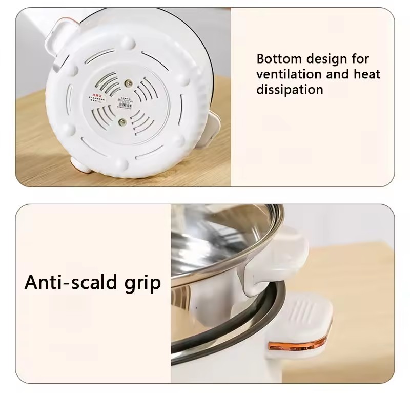 Electric Portable Multifunctio - Home Cooking Cookbook avaliação e preço