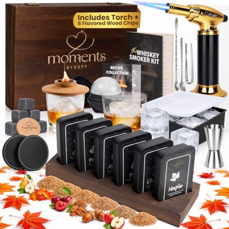 Premium Whiskey Smoker Kit Woo - Smoker Box Wood Chip avaliação e preço