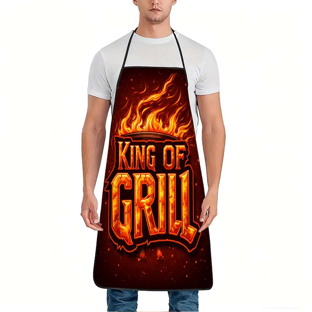 1 Piece of Bbq King Apron, Bbq - Home Cooking Ideas avaliação e preço