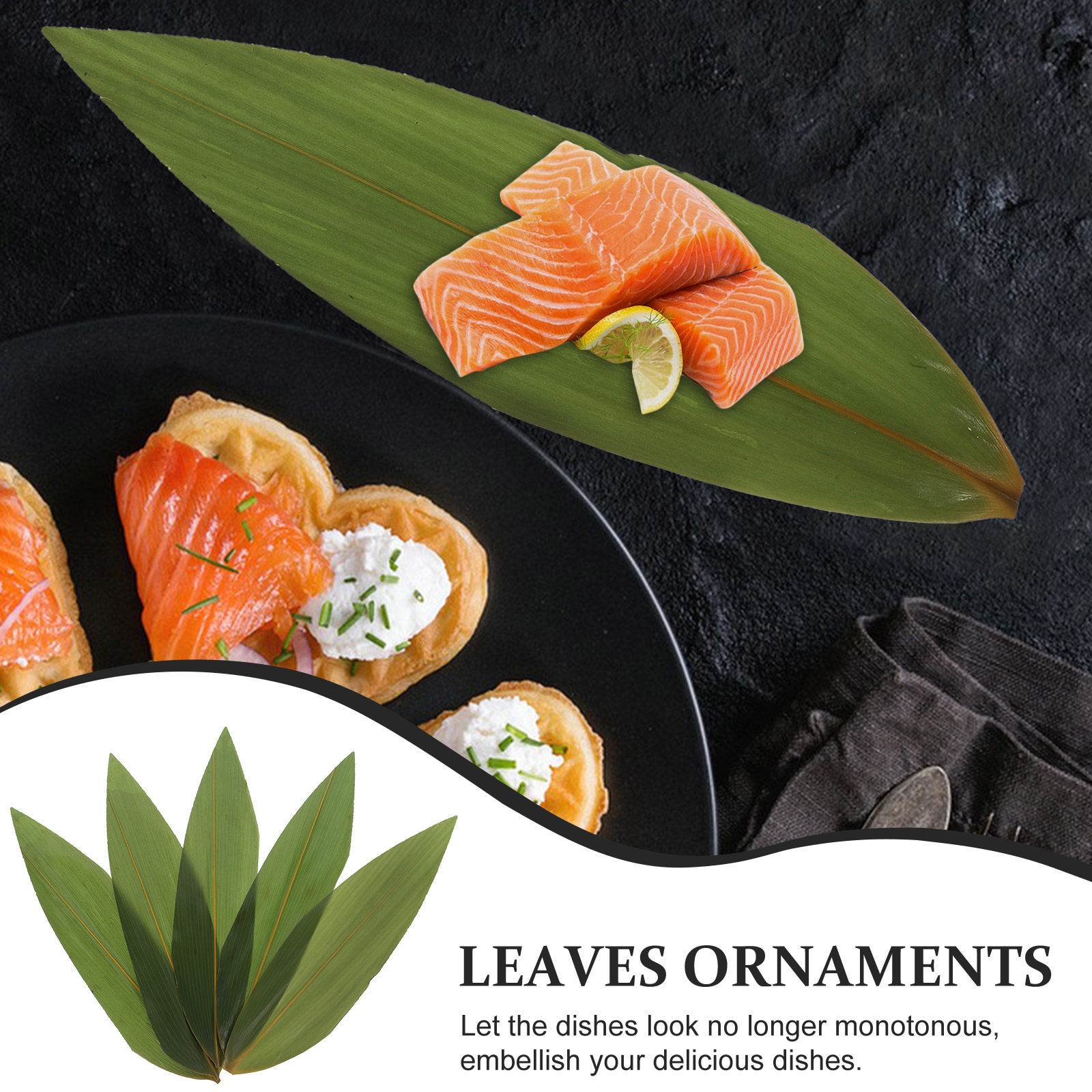 100pcs Sushi Bamboo Leaves Sas - Sushi Mat Bamboo avaliação e preço