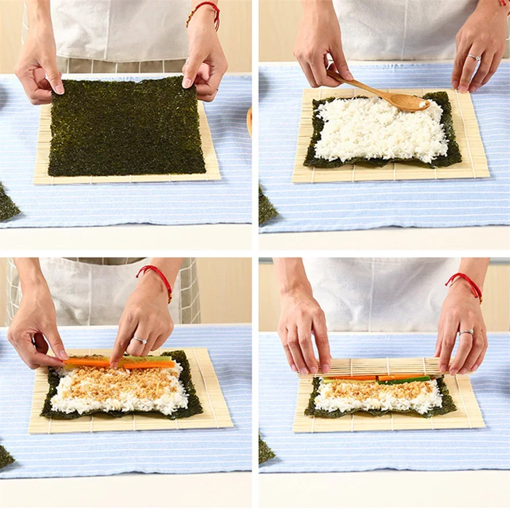Exquisite Bamboo Sushi Mat wit - Sushi Mat Bamboo avaliação e preço