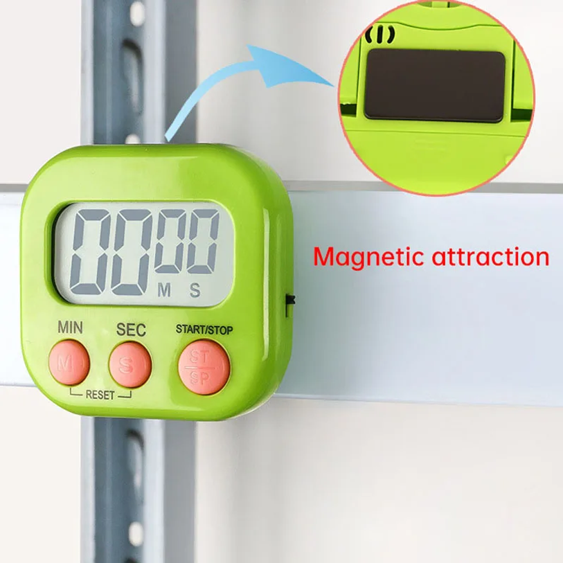 Kitchen Timer Magnetic LCD Dig - Home Cooking Cookbook avaliação e preço