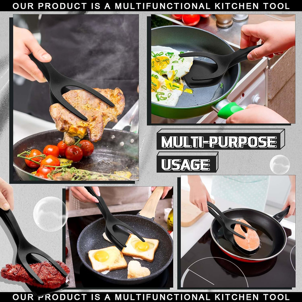 2 in 1 Grip Flip Spatula Clamp - Home Cooking Services avaliação e preço