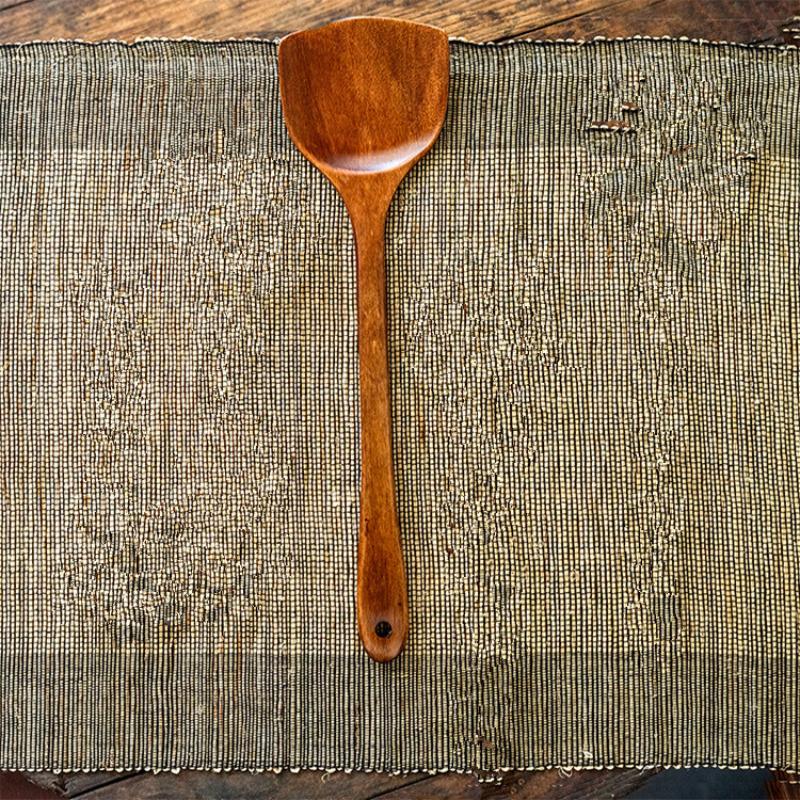 Wooden Spatula Long Handle Hea - Home Cooking Cookbook avaliação e preço