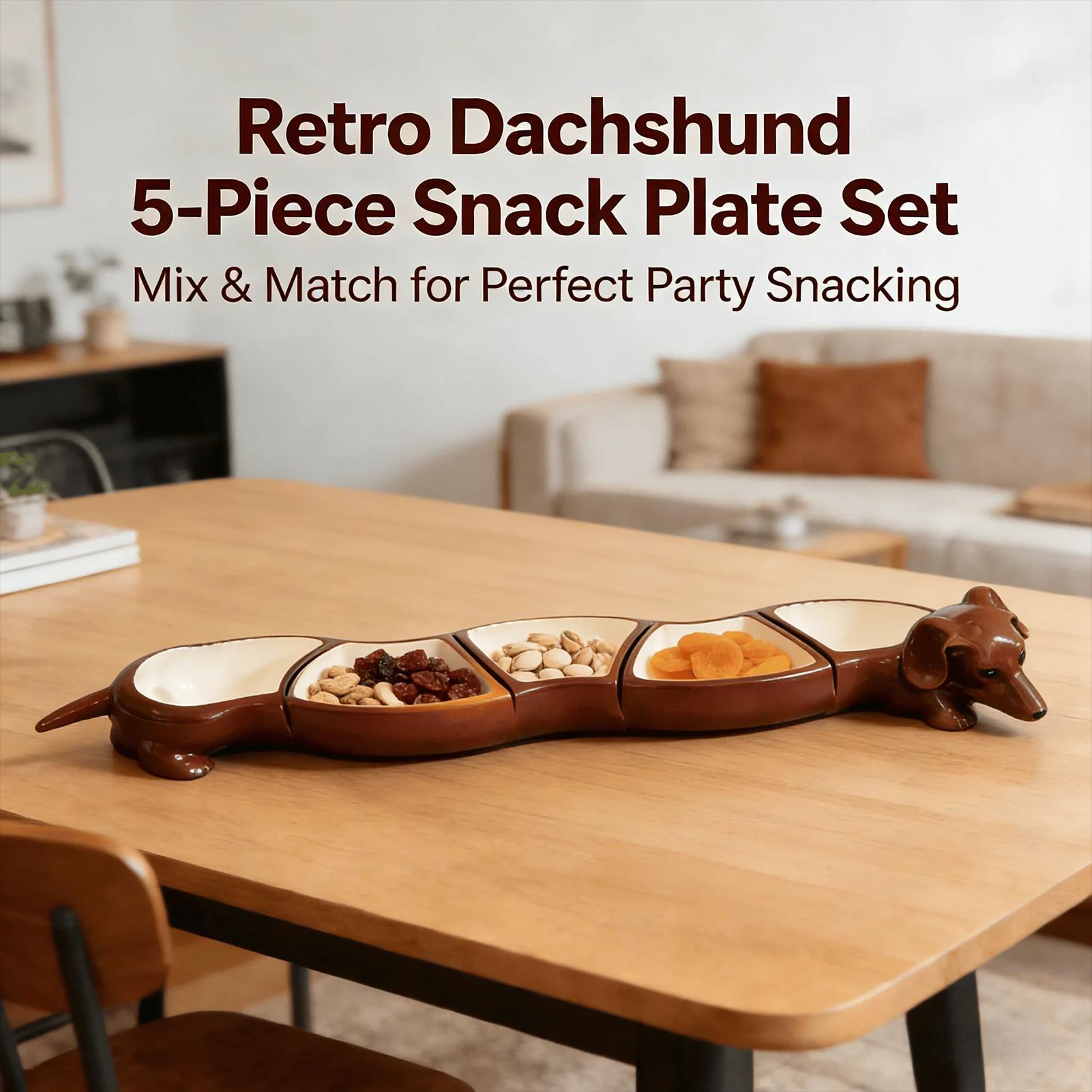 Divided Serving Platter Dachsh - Home Cooking Cookbook avaliação e preço