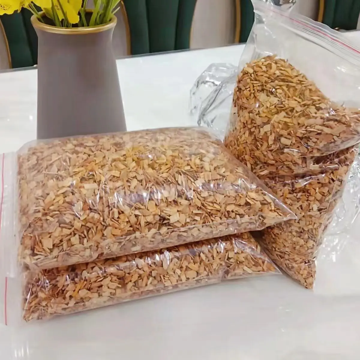 125g/bag Wood Chips Apple Cher - Smoker Box Wood Chip avaliação e preço