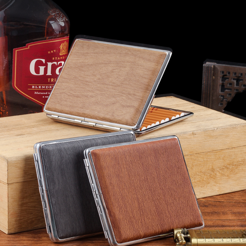 20-Pack Men’s Portable Leather - Smoker Box Wood Chip avaliação e preço