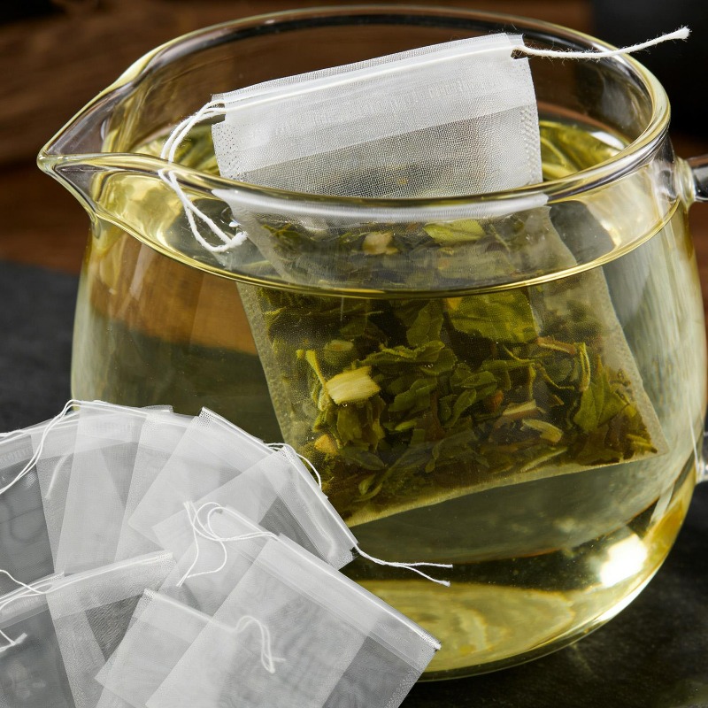 200/50Pcs Nylon Tea Bags Small - Home Cooking Services avaliação e preço