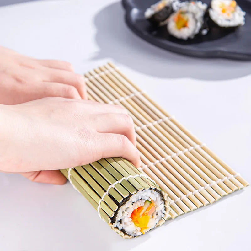 DIY Bamboo Sushi Maker Rolling - Sushi Mat Bamboo avaliação e preço