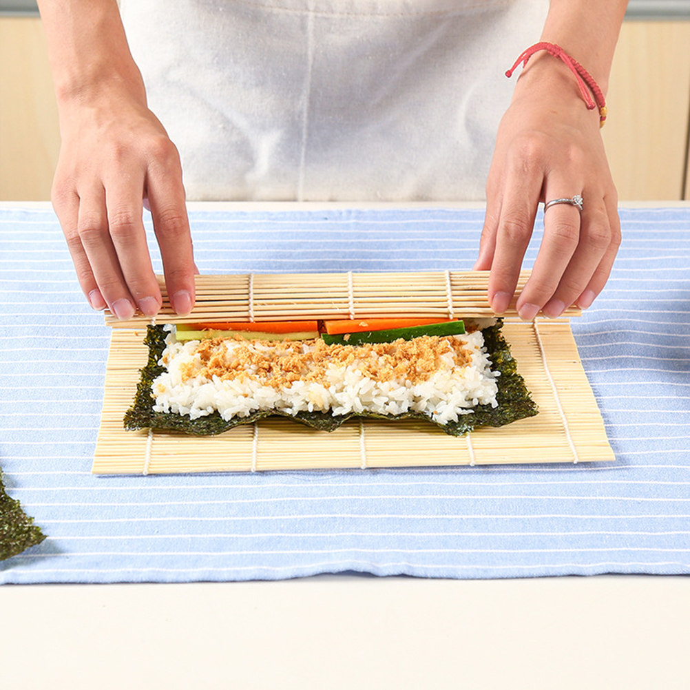 5Pcs Eco Friendly Bamboo Sushi - Sushi Mat Bamboo avaliação e preço