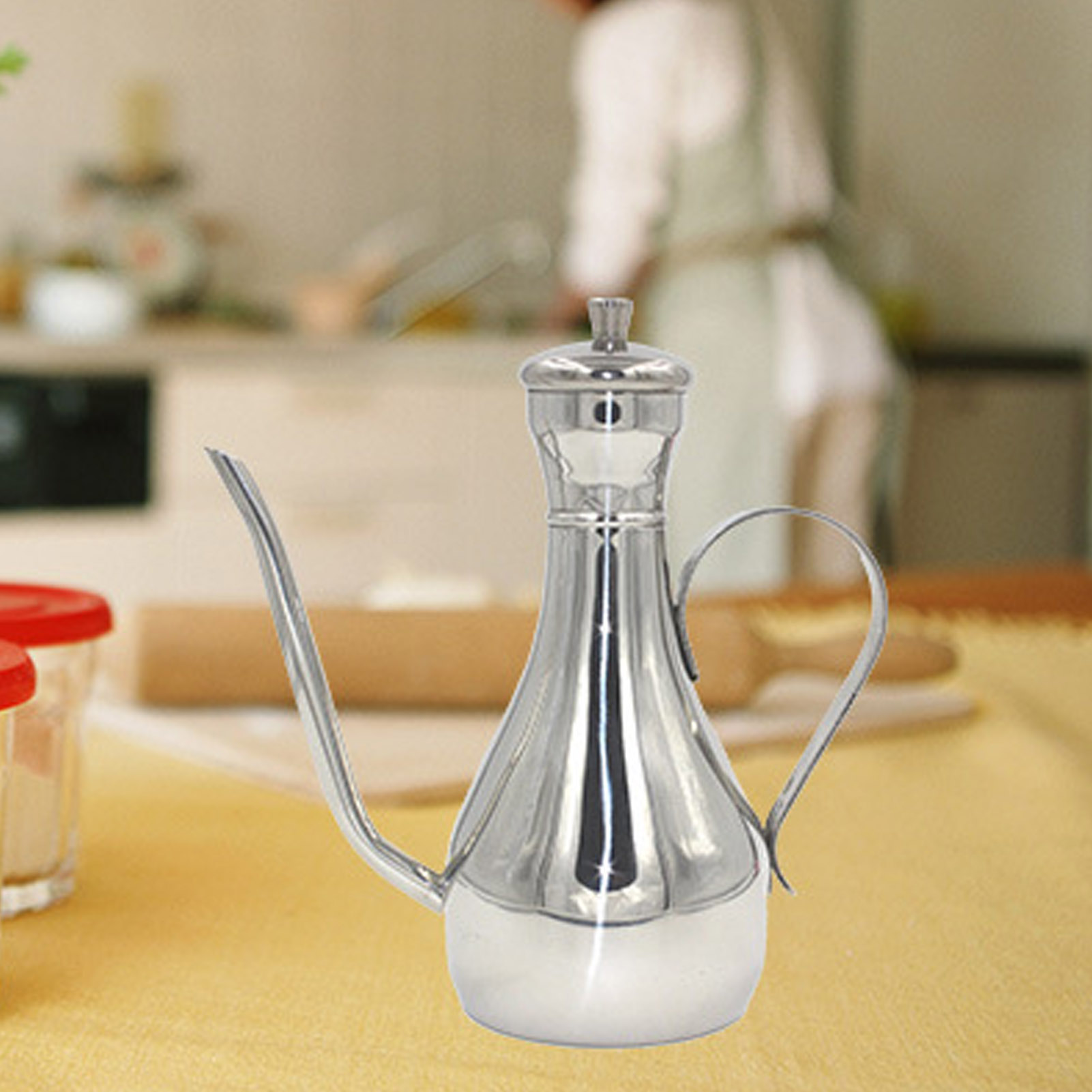 350ml Stainless Steel Oil Disp - Home Cooking Services avaliação e preço