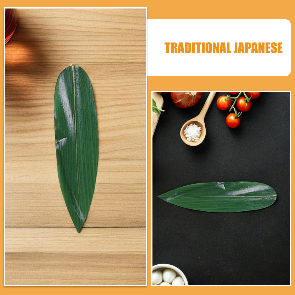 100Pcs Bamboo Leaf Sushi Mats  - Sushi Mat Bamboo avaliação e preço