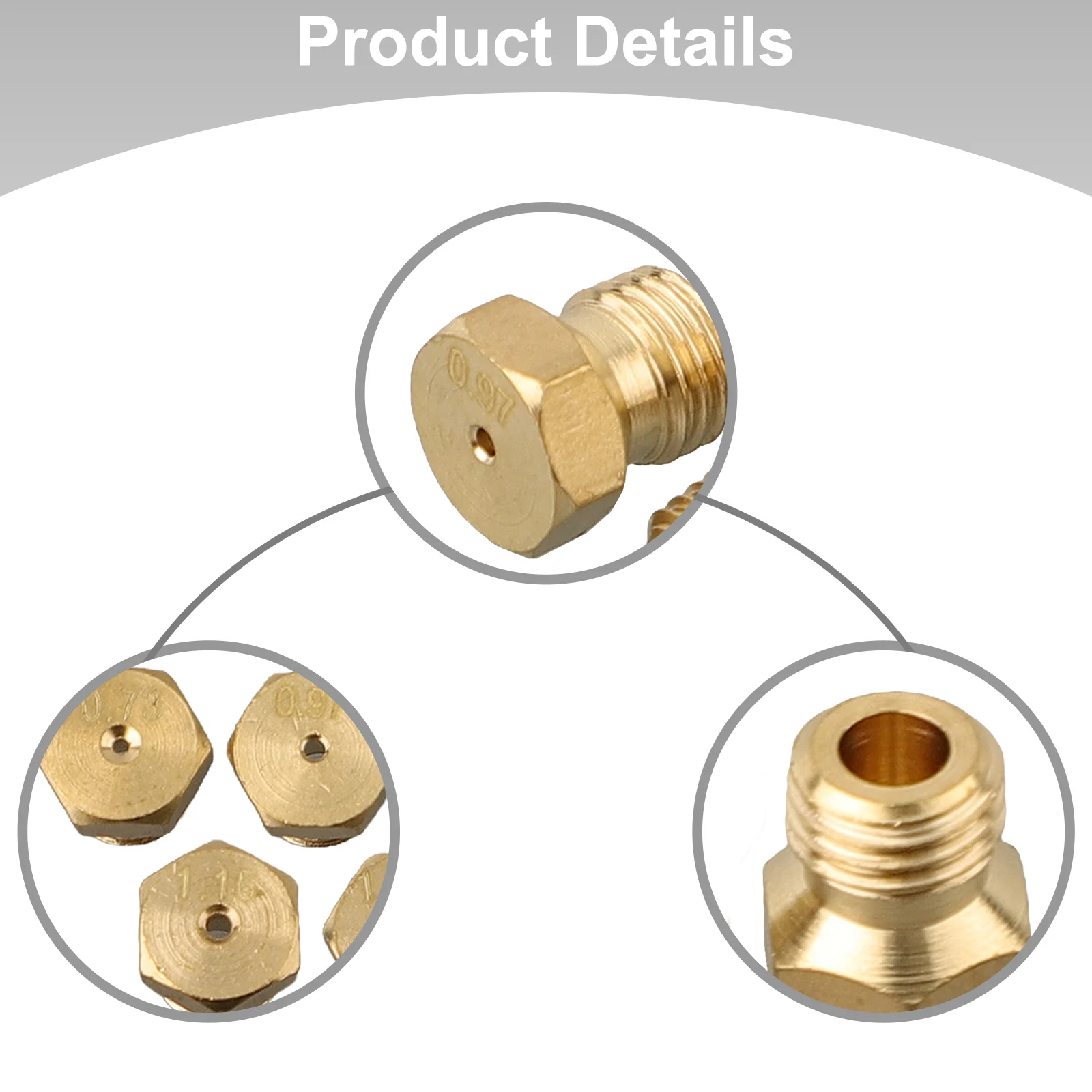 5PCS Gas Nozzles Burner Jets N - Home Cooking Services avaliação e preço