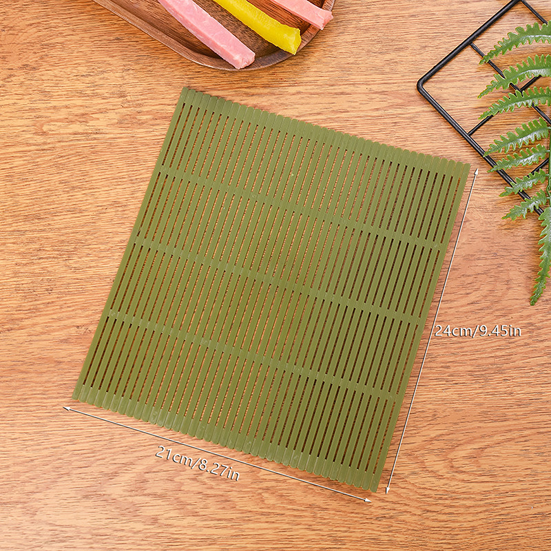 Large Green Plastic Sushi Tool - Sushi Mat Bamboo avaliação e preço