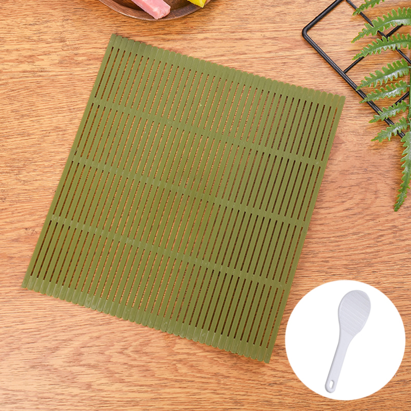 Large Green Plastic Sushi Tool - Sushi Mat Bamboo avaliação e preço