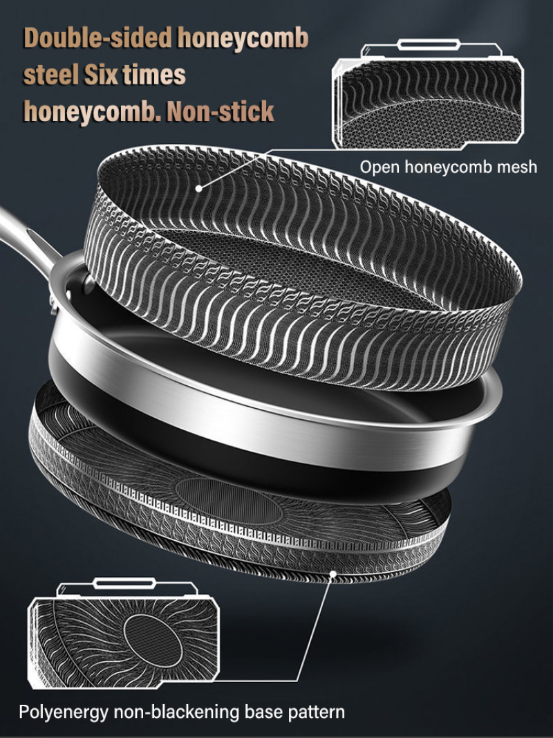 Stainless Steel Non Stick Fryi - Home Cooking Cookbook avaliação e preço