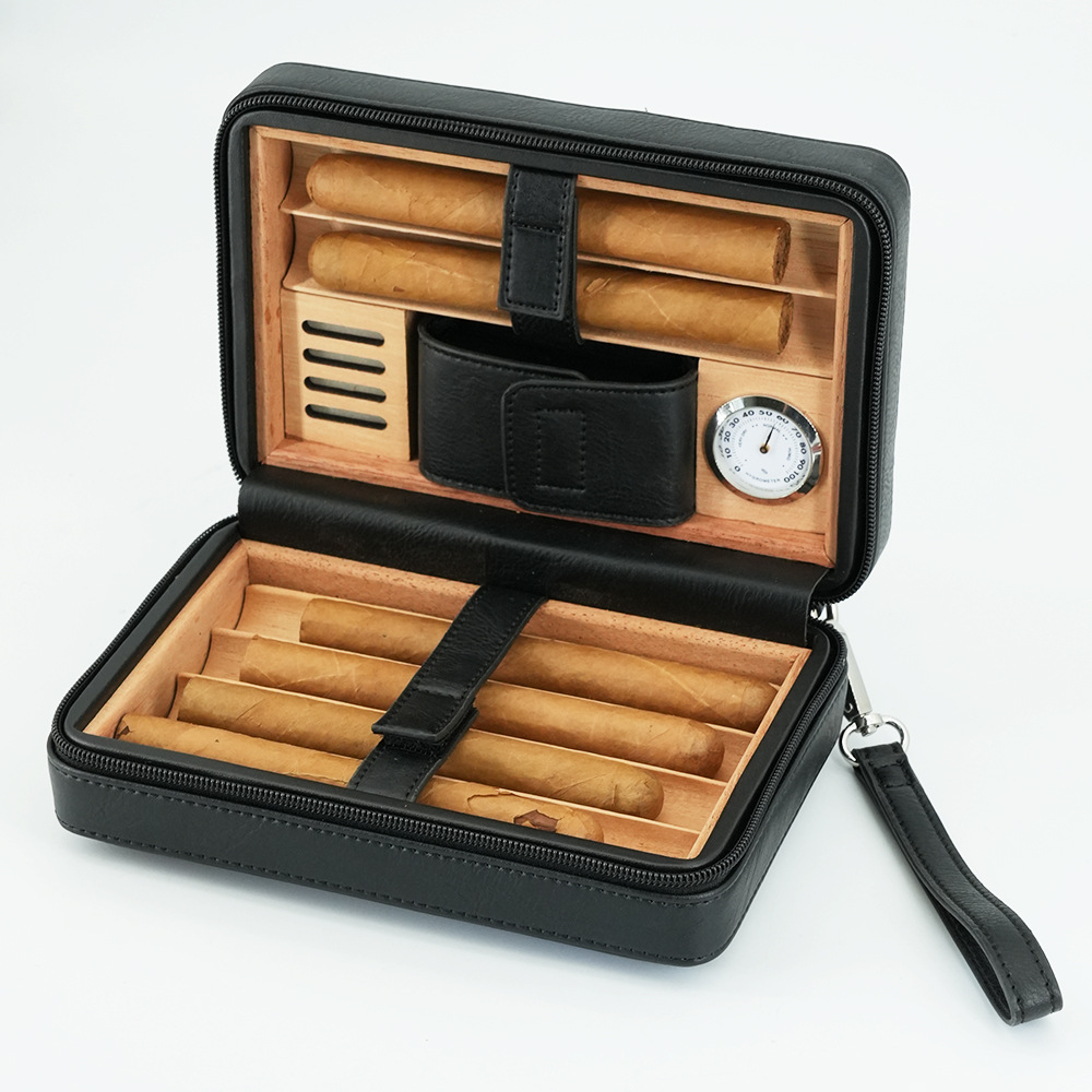 Cigar Box Zipper Pack 6-pack C - Smoker Box Wood Chip avaliação e preço