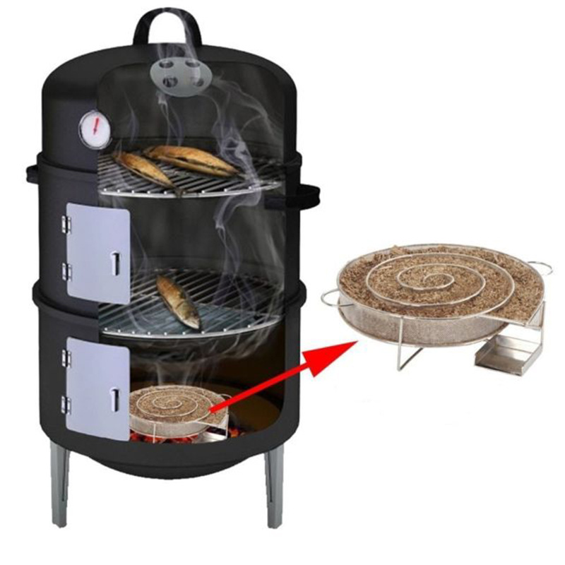 125g/bag Apple Cherry Oak Peca - Smoker Box Wood Chip avaliação e preço