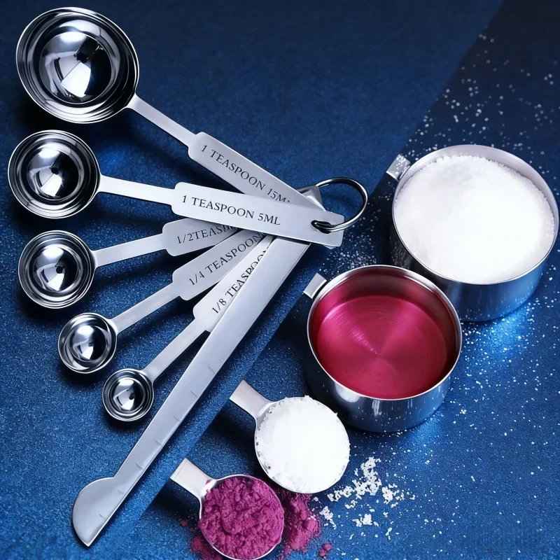 Stackable Stainless Steel Meas - Home Cooking Cookbook avaliação e preço